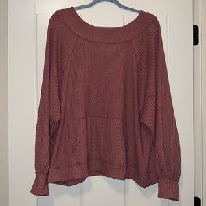 Umgee Plus Long Sleeve Pullover (1XL)